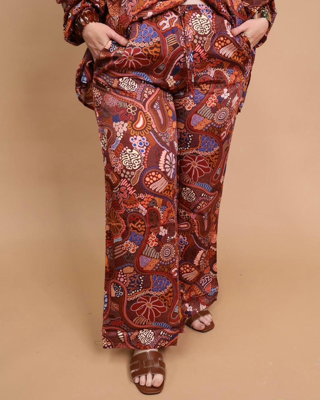 Kanyji Wide-Leg Pants | Lungkura