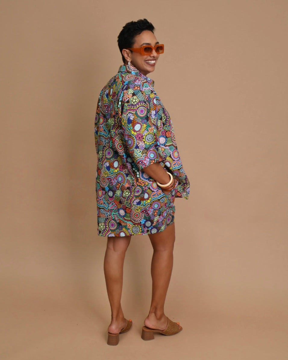 Ngalayimiya Drape Top | Makurra