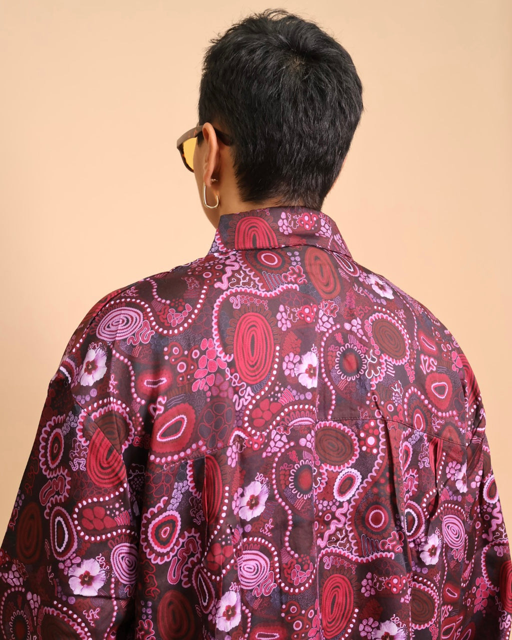 Manga Oversized Shirt in the Jalpiny print by Jalayimiya