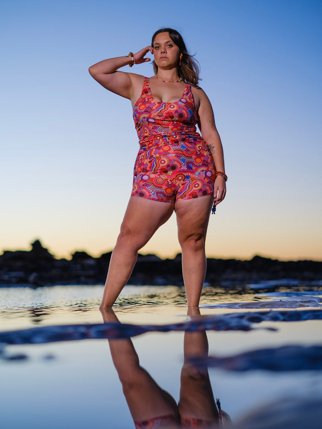 Milpa Sculpting Shorts | NAIDOC