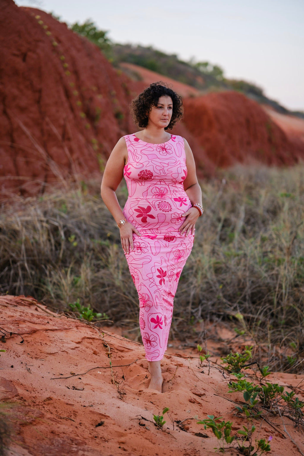 Nakarra Mesh Dress | Partiri