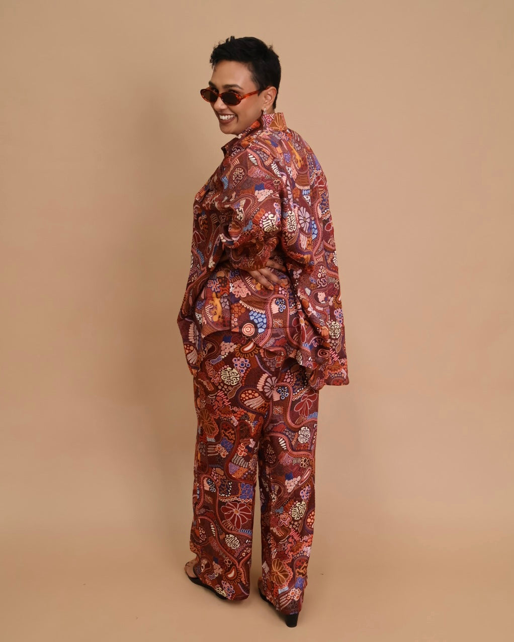 Kanyji Wide-Leg Pants | Lungkura