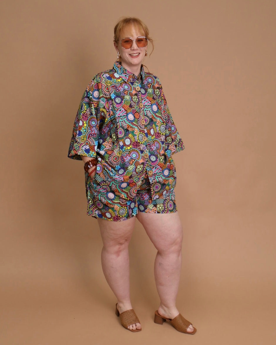 Ngalayimiya Drape Top | Makurra