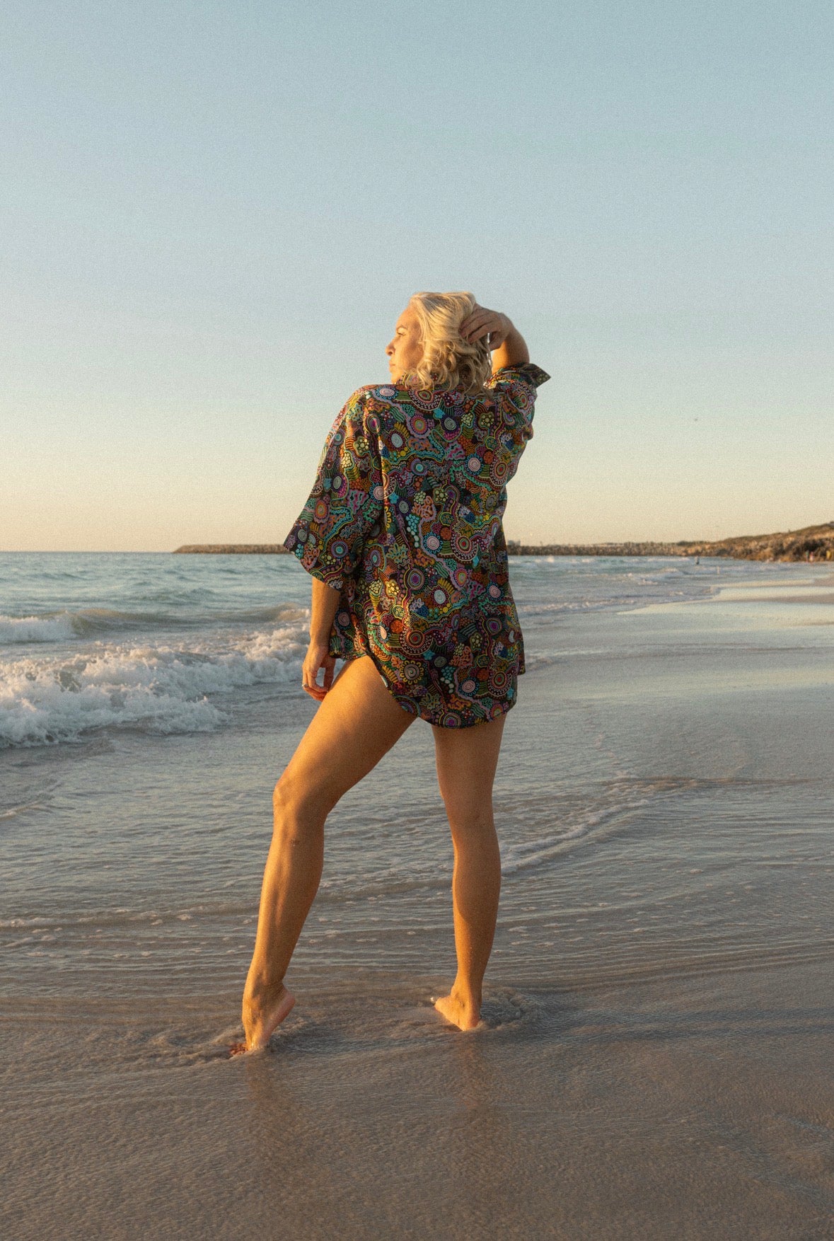 Ngalayimiya Drape Top | Makurra