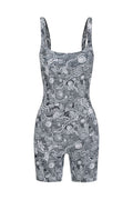 Milindee Body Suit in the Wirl print by Jalayimiya