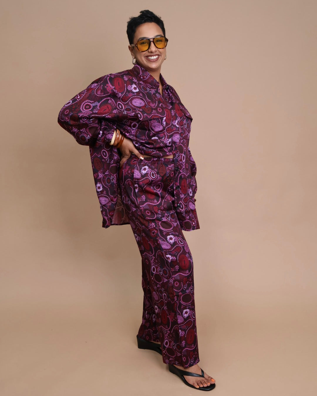 Kanyji Wide-Leg Pants | Jalpiny