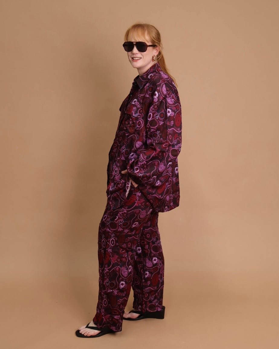 Kanyji Wide-Leg Pants | Jalpiny