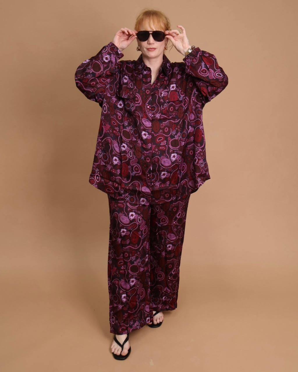 Manga Oversized Shirt in the Jalpiny print by Jalayimiya