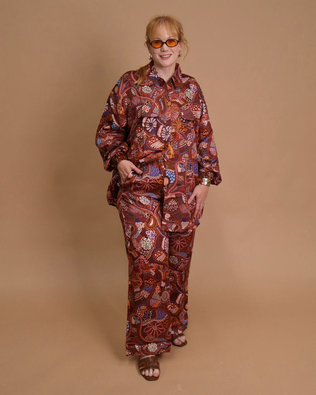 Kanyji Wide-Leg Pants | Lungkura
