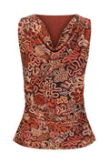 Kangkurl Mesh Top in the Walmarta print by Jalayimiya