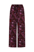 Kanyji Wide-Leg Pants in the Jalpiny print by Jalayimiya